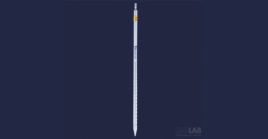 ISOLAB Dereceli cam pipet ürün örneği
