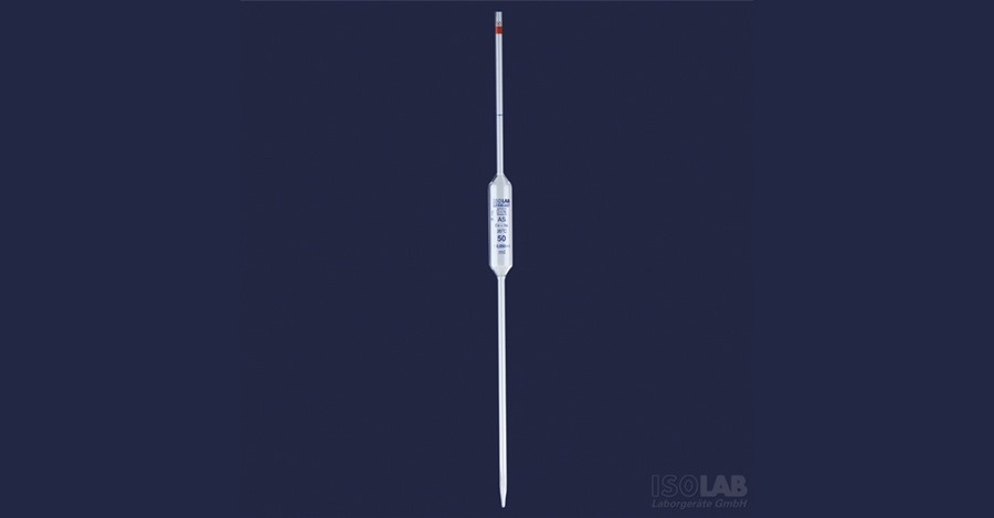 ISOLAB Volumetrik pipet ürün örneği
